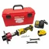 Reed Manufacturing Reed CPBDK Bevel Boss DeWalt Cordless Pipe Beveler Kit 04659
