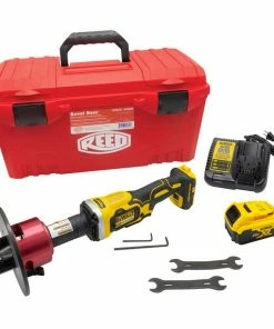 Reed Manufacturing Reed CPBDK Bevel Boss DeWalt Cordless Pipe Beveler Kit 04659