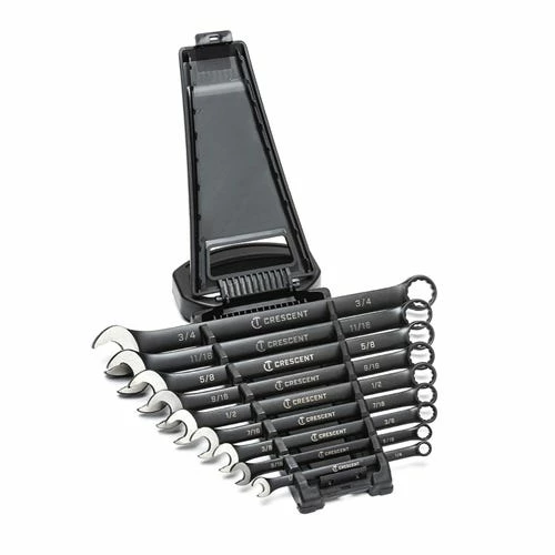 Crescent Tools Crescent 9 Pc. X10 12 Point Long Pattern Combination SAE Wrench Set CCWS9BS - Image 3