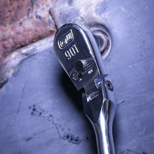 Gearwrench Tools Gearwrench 4 Pc. 1/4", 3/8" & 1/2" Drive 90-Tooth Flex Head Teardrop Ratchet Set 81230T - Image 5