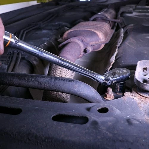 Gearwrench Tools Gearwrench 4 Pc. 1/4", 3/8" & 1/2" Drive 90-Tooth Flex Head Teardrop Ratchet Set 81230T - Image 6