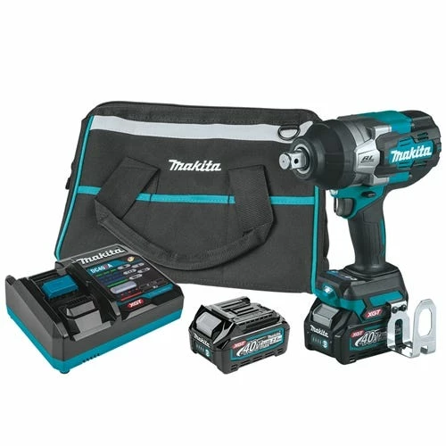 Makita Tools Makita 40V Max XGT High-Torque 3/4" Square Drive Impact Wrench W/ Friction Ring Anvil (2.5Ah) Kit GWT01D