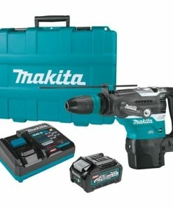 Makita Tools Makita 40V Max XGT 1-9/16" AVT SDS-MAX Rotary Hammer (4.0Ah) Kit GRH05M1