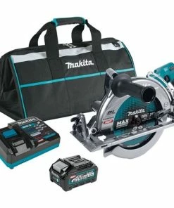 Makita Tools Makita 40V Max XGT 10-1/4" Rear Handle Circular Saw (4.0Ah) Kit GSR02M1