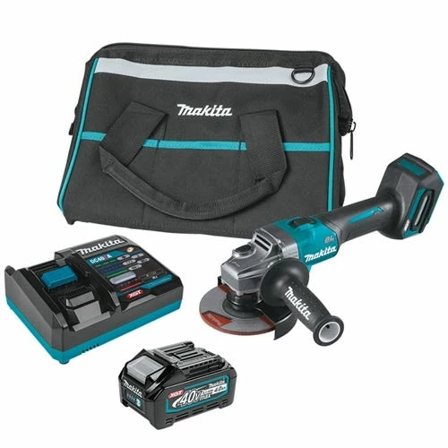 Makita Tools Makita 40V Max XGT 5" Angle Grinder W/ Electric Brake (4.0Ah) Kit GAG01M1