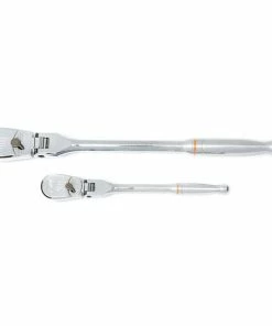 Gearwrench Tools Gearwrench 2 Pc. 1/4" & 3/8" Drive 90-Tooth Flex Head Teardrop Ratchet Set 81216T