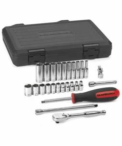 Gearwrench Tools Gearwrench 26 Piece 1/4" 6 Point SAE Socket Set 80312DD