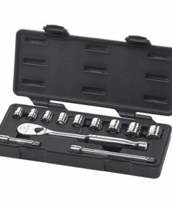 Gearwrench Tools GearWrench 12 Piece 3/8" 6 Point SAE Socket Set 80556