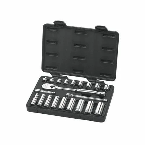Gearwrench Tools Gearwrench 21 Piece SAE Standard & Deep Socket Set - 3/8 Drive 80557