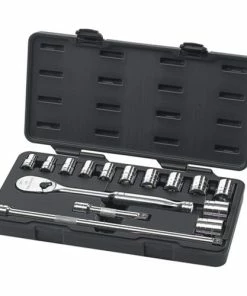 Gearwrench Tools GearWrench 15 Piece 1/2" SAE Socket Set 80706