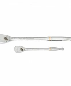 Gearwrench Tools Gearwrench 2 Piece 1/4" & 3/8" Drive 90-Tooth Long Handle Teardrop Ratchet Set 81268T
