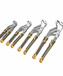 Gearwrench Tools Gearwrench 4 PC. Pitbull Auto-Bite Tongue & Groove Dual Material Plier Set W/ K9 Jaws 82594C