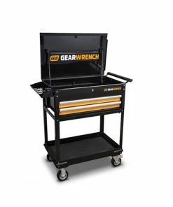 Gearwrench Tools Gearwrench 32" 2 Drawer Black & Orange Utility Cart 83167