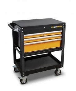 Gearwrench Tools Gearwrench 33" 4 Drawer Black & Orange Utility Cart 83168
