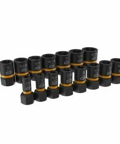 Gearwrench Tools Gearwrench 15 PC. 1/4" & 3/8" Bolt Biter Impact Extraction Socket Set 84783