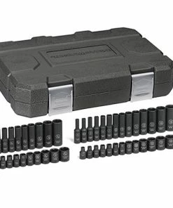 Gearwrench Tools GearWrench 48 Piece 1/4" SAE Metric Standard & Deep Impact Socket Set 84902