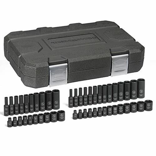 Gearwrench Tools GearWrench 48 Piece 1/4" SAE Metric Standard & Deep Impact Socket Set 84902