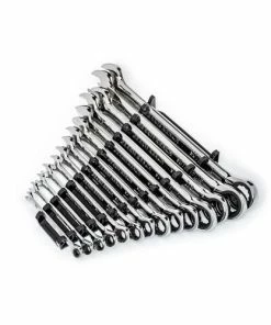 Gearwrench Tools Gearwrench 14 Pc. 90-Tooth 12 Point SAE Combination Ratcheting Wrench Set 86959