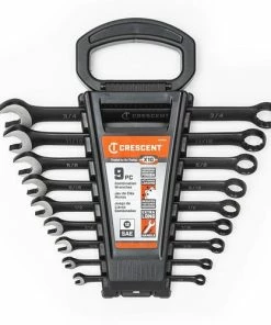 Crescent Tools Crescent 9 Pc. X10 12 Point Long Pattern Combination SAE Wrench Set CCWS9BS
