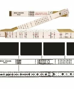 Crescent Tools Lufkin 6' X 5/8" Oversized Red End Brick Mason Wood Rule T656N