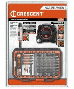 Crescent Tools Crescent 42PC. Vortex Bit And Shockforce Nite Eye Tape Trade Pack CTTBHAP
