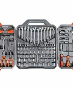 Crescent Tools Crescent 150 Pc. 1/4" & 3/8" Drive 6 Point SAE/Metric Professional Tool Set CTK150