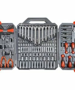 Crescent Tools Crescent 180 Pc. 1/4" & 3/8" Drive 6 Point SAE/Metric Professional Tool Set CTK180