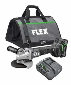 Flex Power Tools Flex 24V 5" Variable Speed Angle Grinder Paddle Switch Kit (5.0Ah) FX3171A-1C
