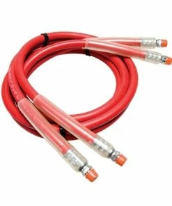 Greenlee Two 3/8 X 8' I.D. Hoses With 3/8" MPTF Male Fittings 130694