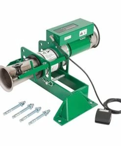Greenlee UT10-2S Cable Puller Package W/ Floor Mount - 10;000lb. 6900