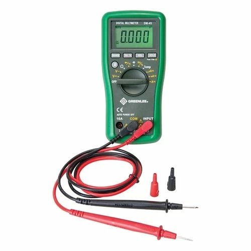 Greenlee Auto-Ranging Digital Multimeter 600V DM-45