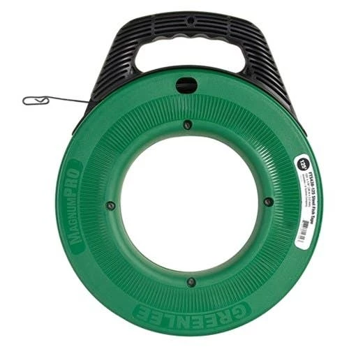 Greenlee MagnumPro Oil Tempered Spring Steel Fish Tape 125' X 1/8" FTS438-125