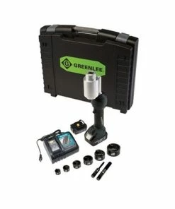 Greenlee 18V Gator Intelli-Punch 11 Ton Knockout Kit Slug-Buster 1/2" - 2" LS100X11SB