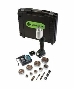 Greenlee 18V Gator Intelli-Punch 11 Ton Knockout Kit Slug-Splitter 1/2" - 4" LS100X11SS4