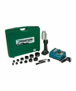 Greenlee 18V Gator 7 Ton Knockout Tool Kit SlugBuster 1/2" - 2" LS50L11B