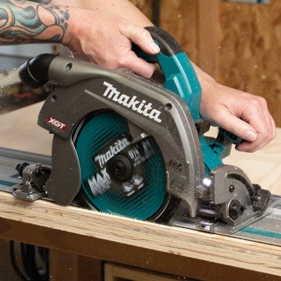 Makita Tools Makita 40V Max XGT Brushless Cordless 10‑1/4" Circular Saw With Guide Rail Compatible Base, AWS Capable (Tool Only) GSH04Z - Image 4