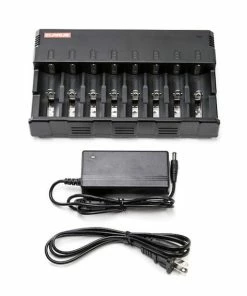 Illumagear Halo 8-Bay Universal Li-Ion Battery Charger KLGC-01B-01