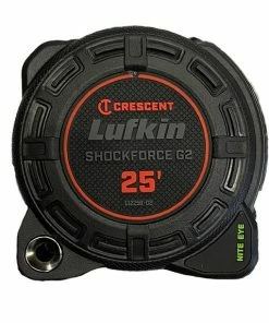 Crescent Tools Lufkin 1-1/4" X 25' Shockforce Nite Eye G2 Magnetic Tape Measure LM1225B-02