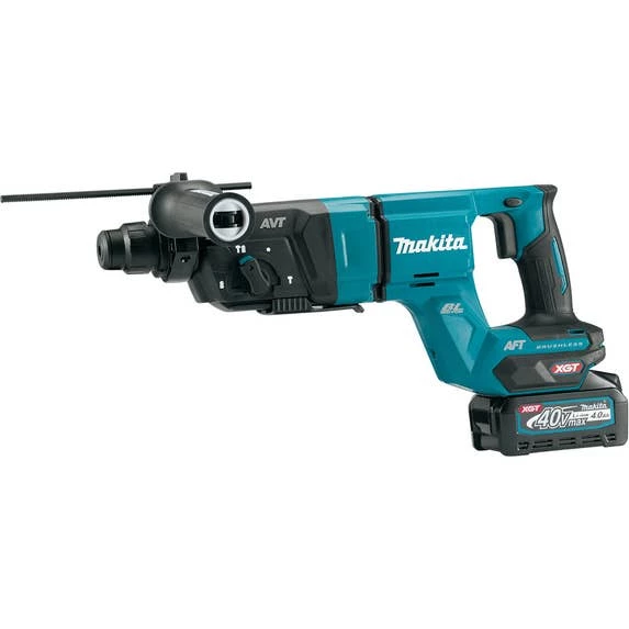 Makita Tools Makita 40V Max XGT® Brushless Cordless 1-1/8" AVT® Rotary Hammer (D-Handle) Kit, Accepts SDS-PLUS Bits, AFT®, AWS® Capable (4.0 Ah) - Image 2